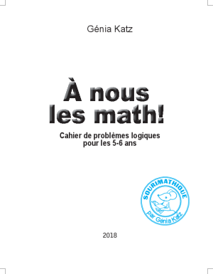 À nous les math! (PDF) необычная математика 5-6 лет на французском языке