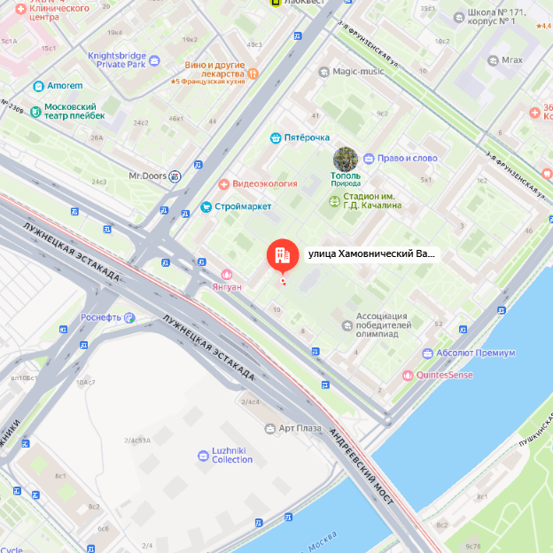Локация на карте